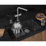 Кухонная мойка GRANULA KS-7309RU ЧЕРНЫЙ кварц 7309RU CHEPHYII